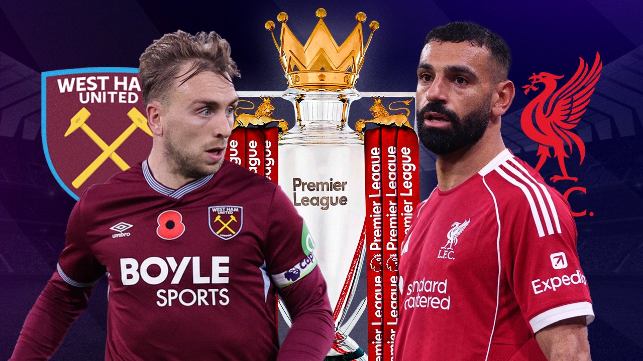 LIVE ถ่ายทอดสด เวสต์แฮม พบ ลิเวอร์พูล คืนวันนี้ 30 พ.ย. ดูบอลสด 21.05 น. พรีเมียร์ลีก 2025-26