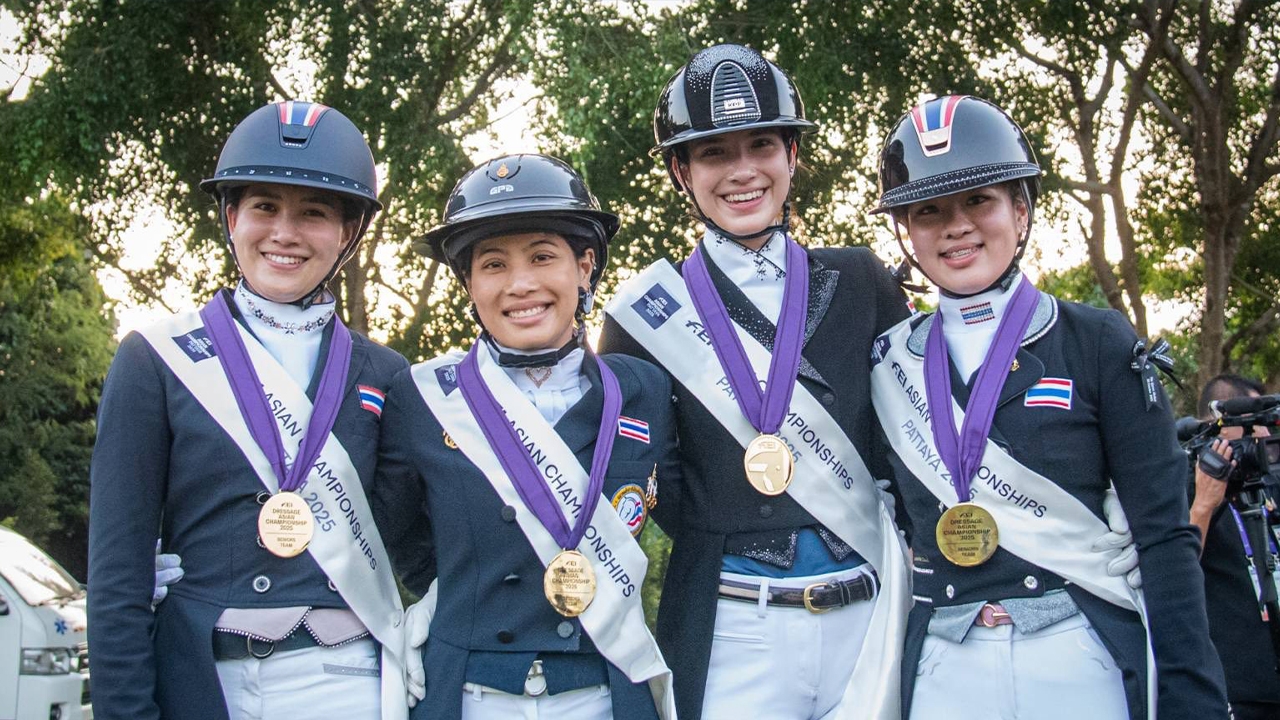 สมเด็จเจ้าฟ้าสิริวัณณวรีฯ ทรงคว้าเหรียญทองศิลปะบังคับม้า ชิงแชมป์เอเชีย ที่พัทยา