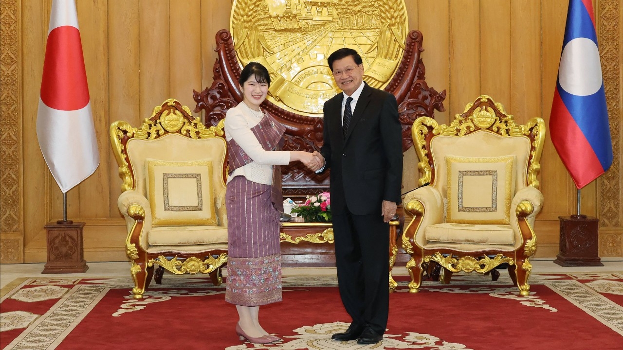 เจ้าหญิงไอโกะ แห่งญี่ปุ่น เสด็จเยือนนครหลวงเวียงจันทน์ และเมืองมรดกโลกหลวงพระบาง ของลาว