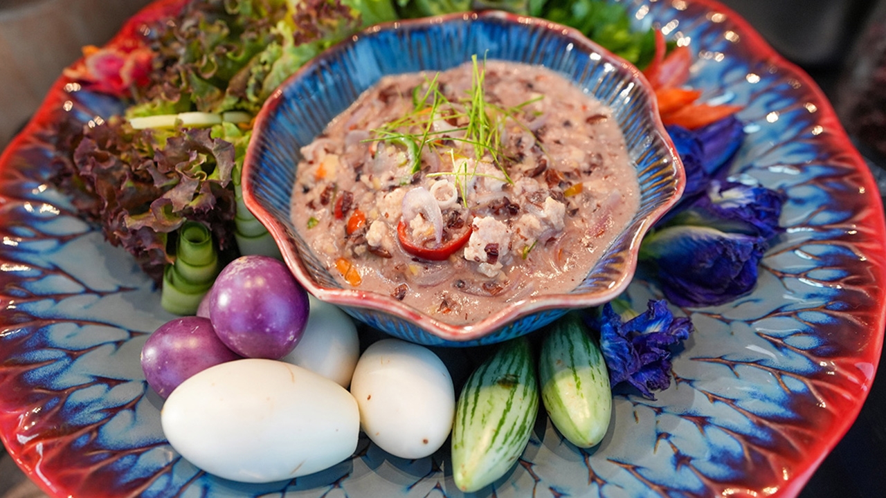 เมนูสุขภาพ หลนข้าวหมากอินทรีย์