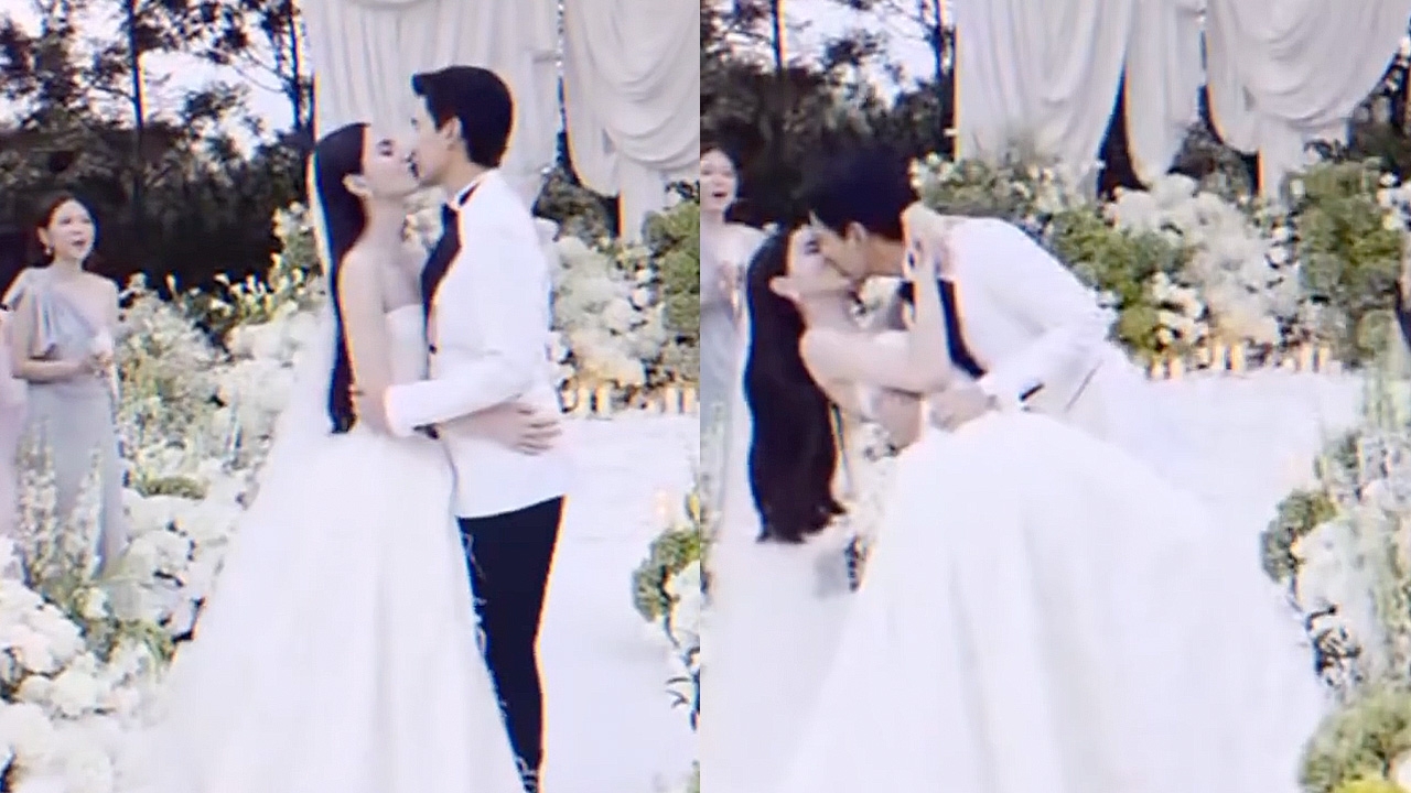 เต๋อ ฉันทวิชช์ จูงมือ ใหม่ ดาวิกา เข้าพิธีวิวาห์สุดหวานชื่น บรรยากาศสุดโรแมนติก