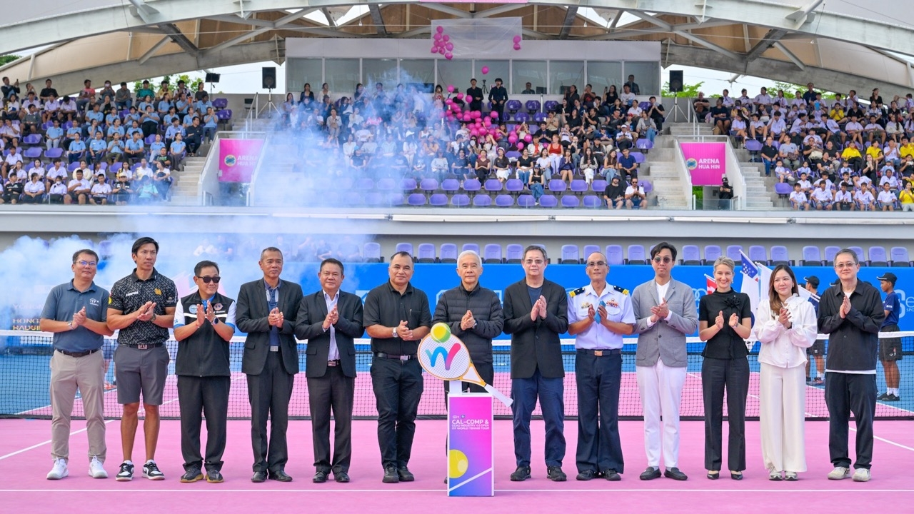 เทนนิส "ไอทีเอฟ เวิลด์ เทนนิส ทัวร์ 2025" เปิดฉากทางการ ต่างชาติร่วมล่าแชมป์ ที่หัวหิน