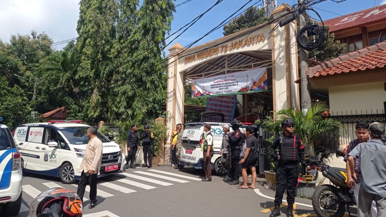 ระเบิดในพื้นที่โรงเรียนกรุงจาการ์ตา บาดเจ็บ 54 ราย ระหว่างละหมาดวันศุกร์