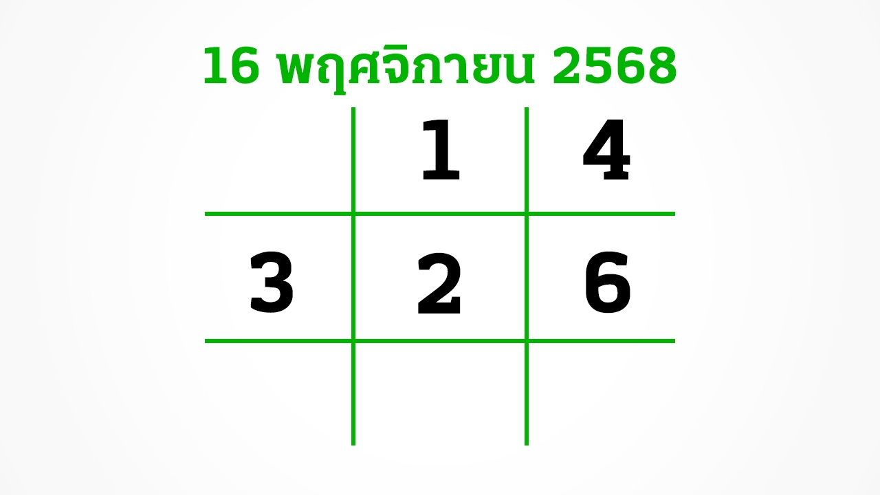อีก 3 วันหวยออก งวดนี้สลากไม่สัญจร อย่าลืมส่อง "เลขเด็ดงวดนี้" 16/11/68