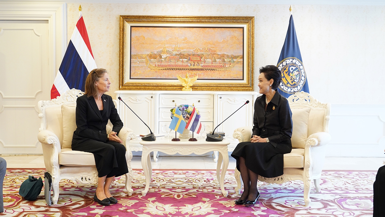 รมว.พาณิชย์ หารือทูตสวีเดน กระชับสัมพันธ์ ดันการค้า-ลงทุน เร่งปิดดีล FTA ไทย-EU