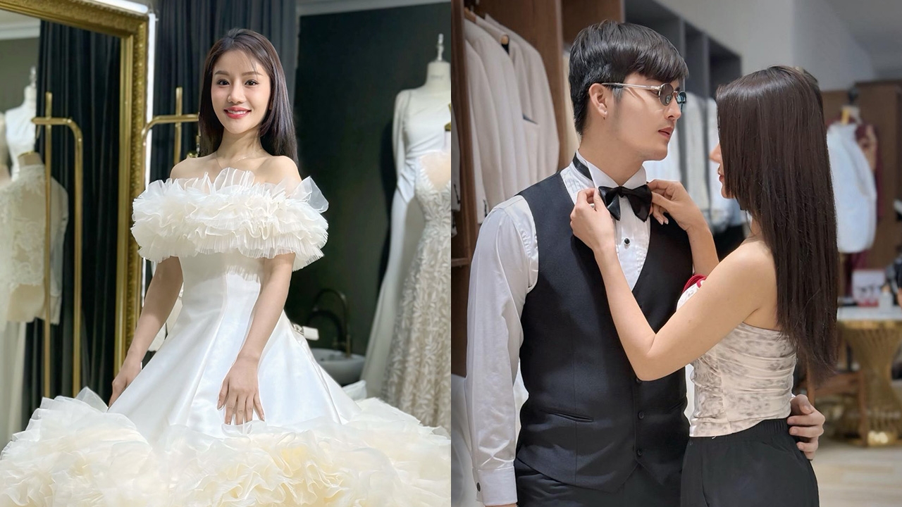 แพรวพราว แสงทอง ควง ซัน วงศธร ลองชุดแต่งงานครั้งแรก เตรียมวิวาห์ต้นปีหน้า