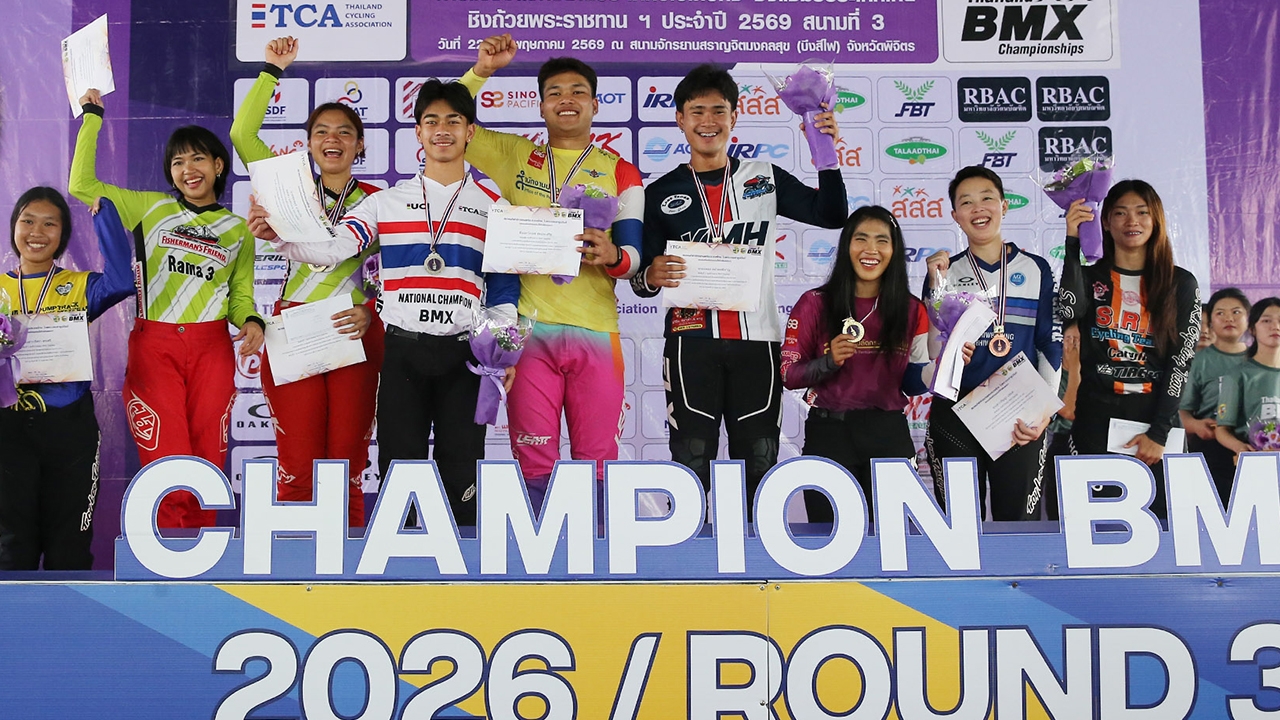 Kometh and Chutikarn Win BMX Championships at Thailand National Series Round 3 in Phichit