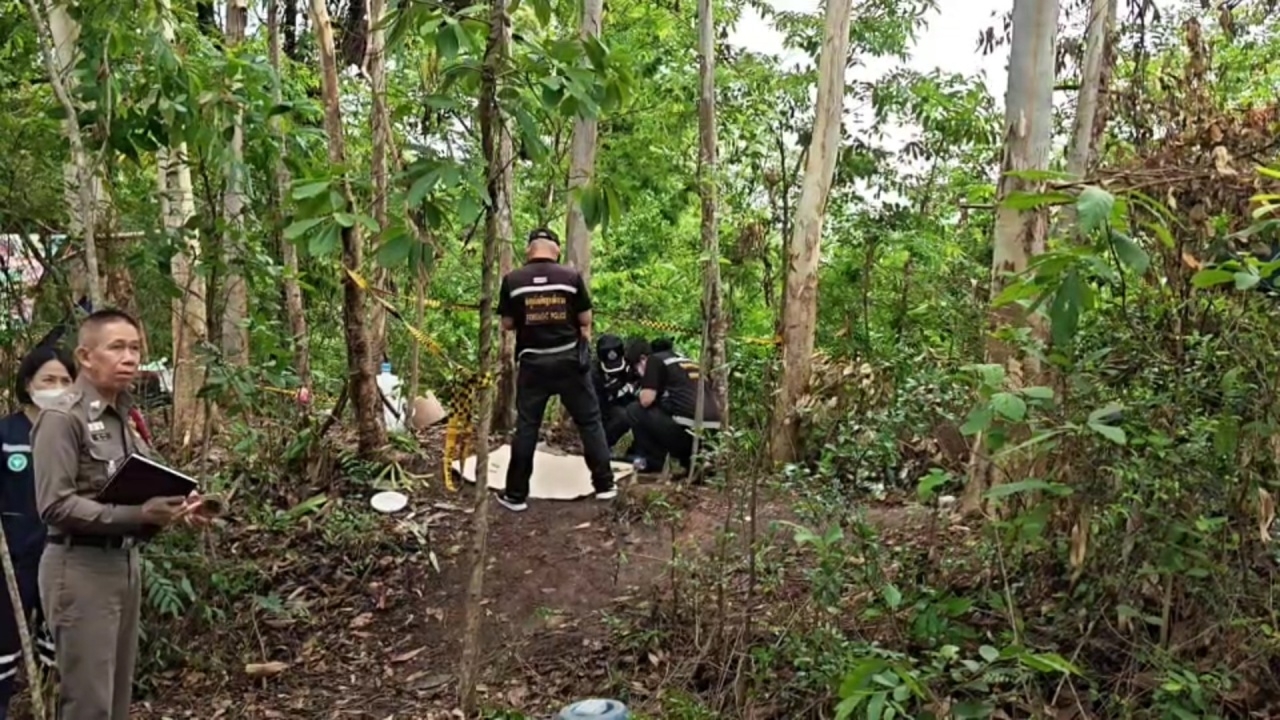 พบศพหญิงวัย 37 ปี ถูกยิงดับในป่าท้ายหมู่บ้าน ตำรวจมุ่งปมขัดแย้งส่วนตัว