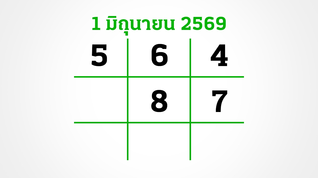 อีก 3 วันหวยออก งวดนี้สลากไม่สัญจร อย่าลืมส่อง "เลขเด็ดงวดนี้" 1/6/69