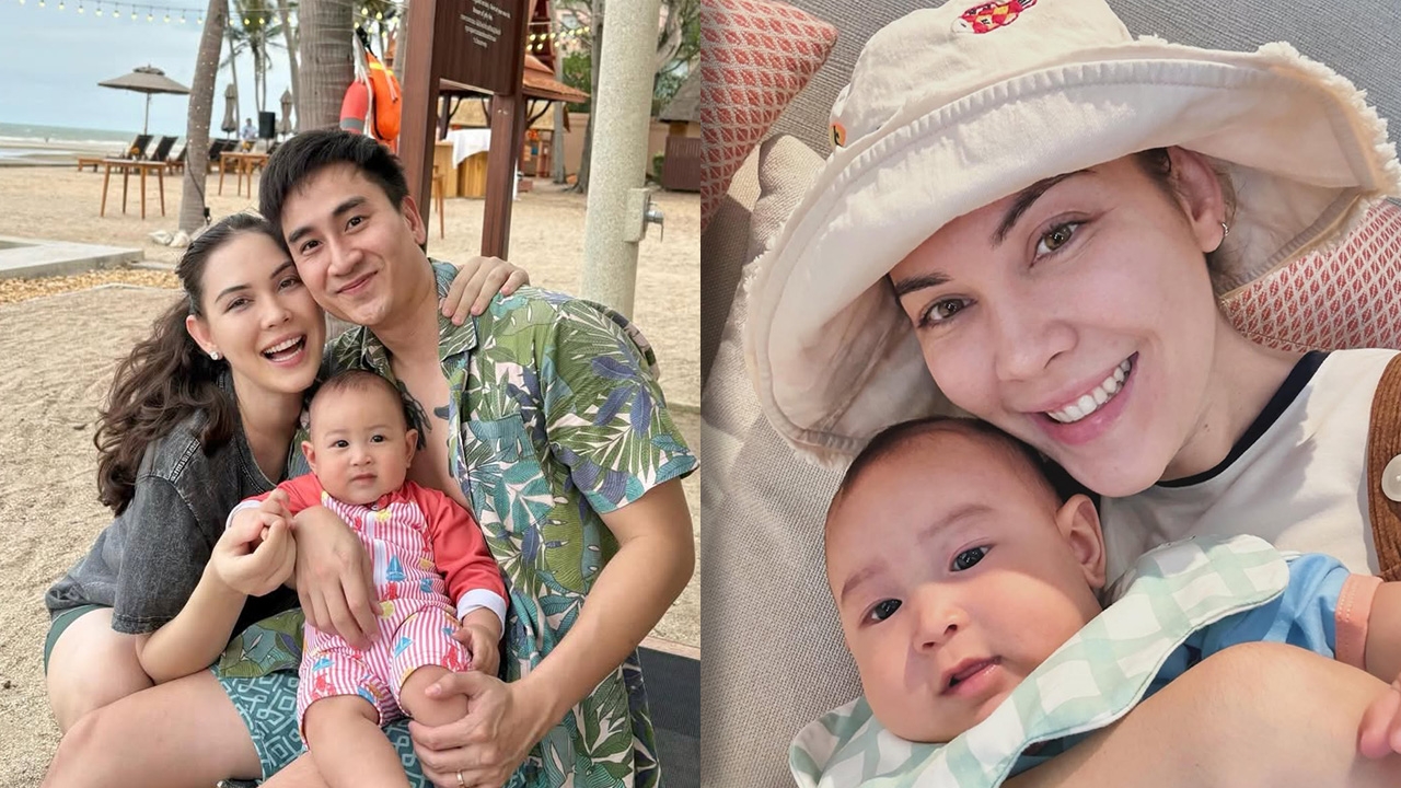 แมท ภีรนีย์ เผยโมเมนต์ทริปแรก พา น้องภีรันทร์ เที่ยวทะเลหัวหิน บรรยากาศสุดอบอุ่น