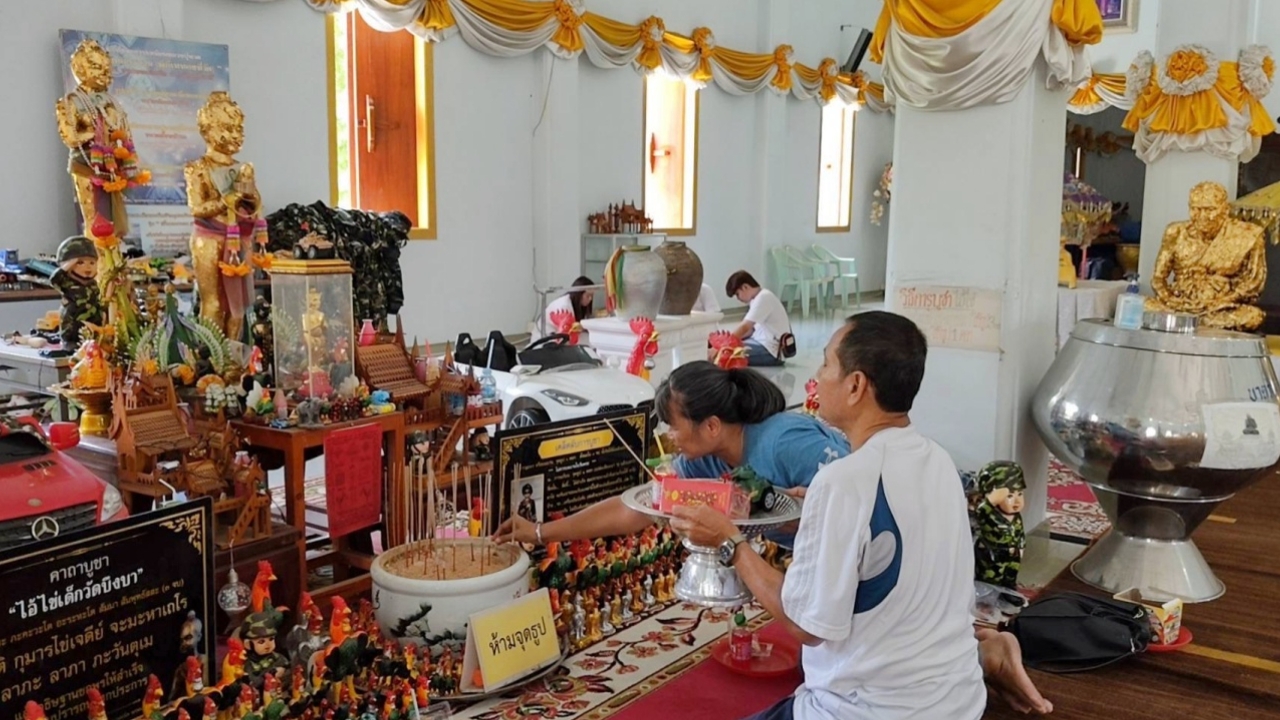 ศรัทธาหลั่งไหล แก้บน “ไอ้ไข่วัดบึงบา-แม่ตะเคียน” ไม่ลืมขอเลขเด็ดงวดนี้