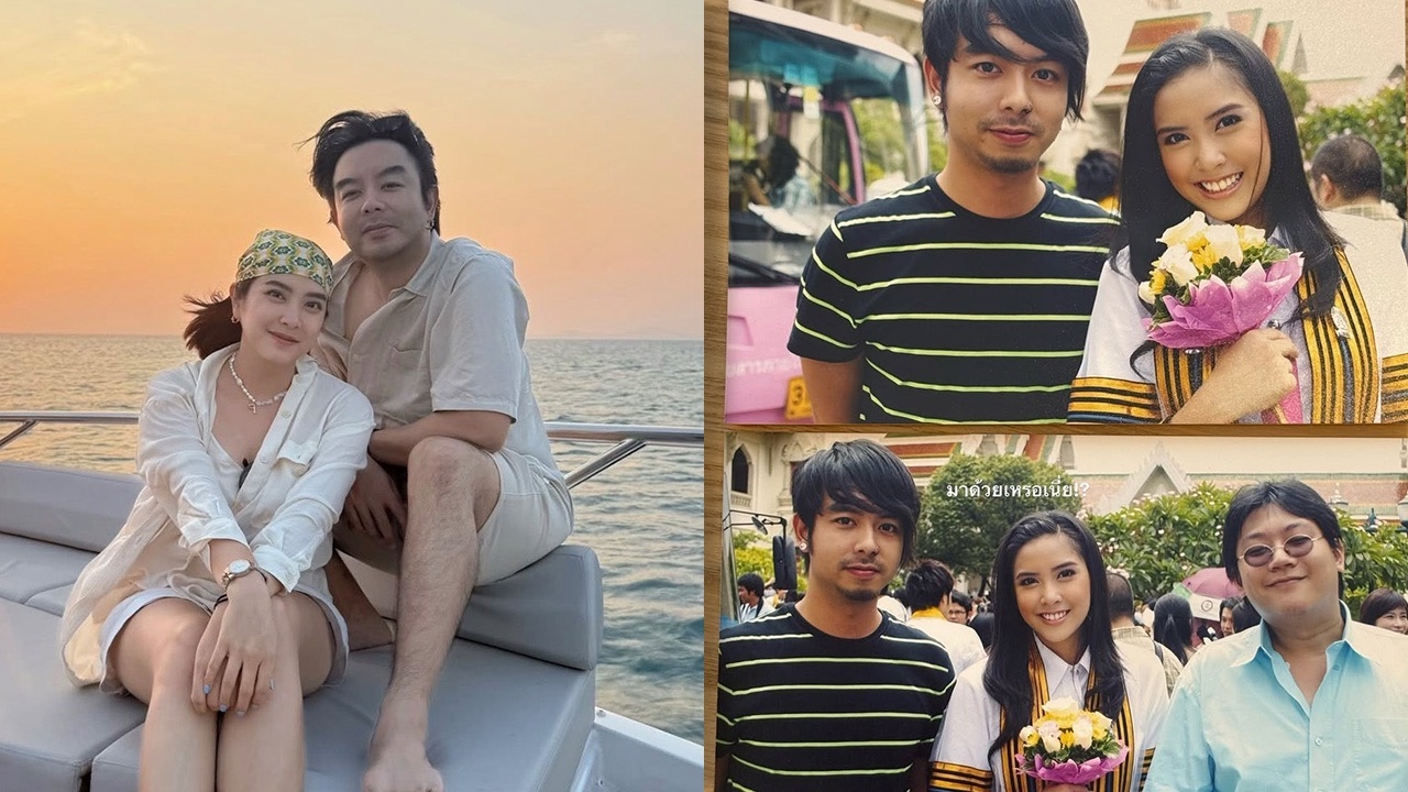 “เพลง กวิตา” โชว์ภาพหาดูยากร่วมเฟรม “กวาง AB Normal” วันรับปริญญาวันวานยังหวานอยู่