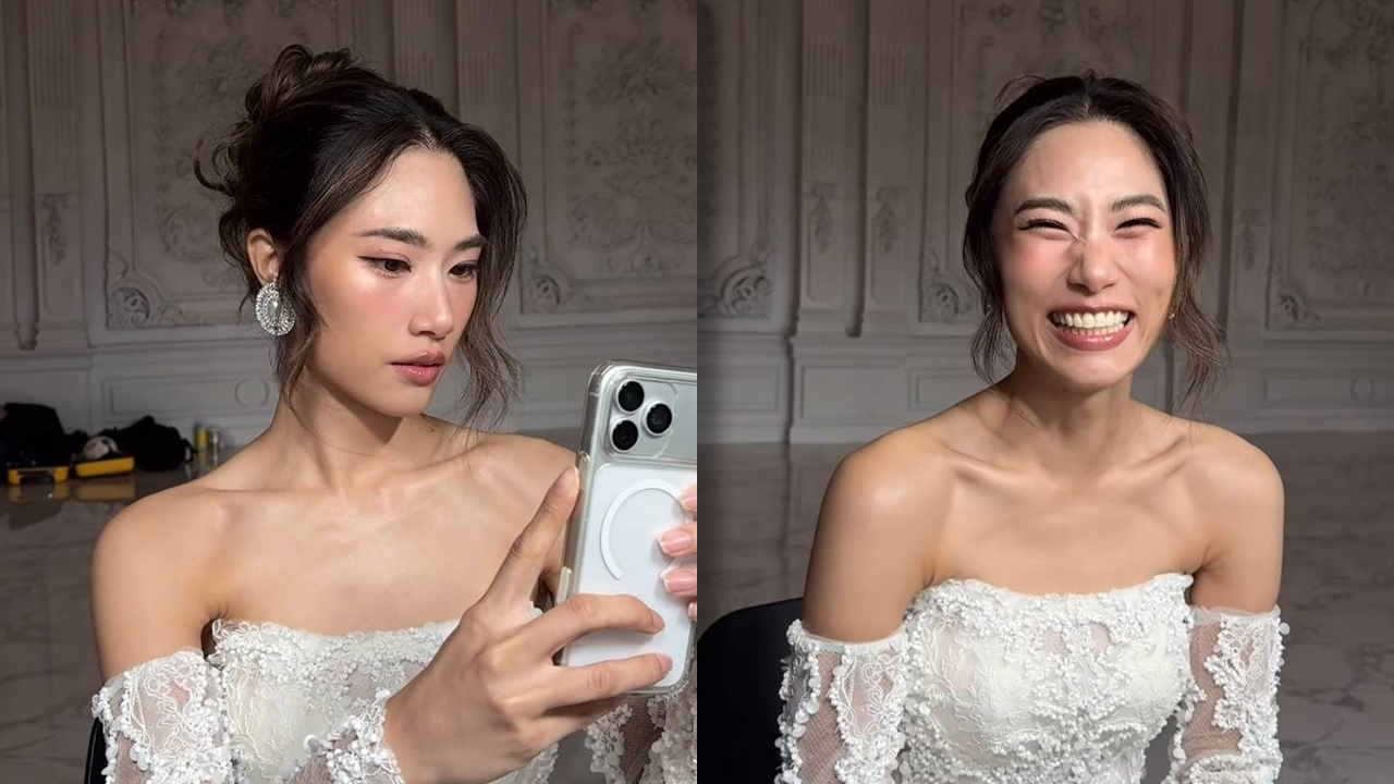 เปิดภาพล่าสุด เพลง ชนม์ทิดา ใส่ชุดเจ้าสาวสีขาว สวยปังออร่าจับมาก