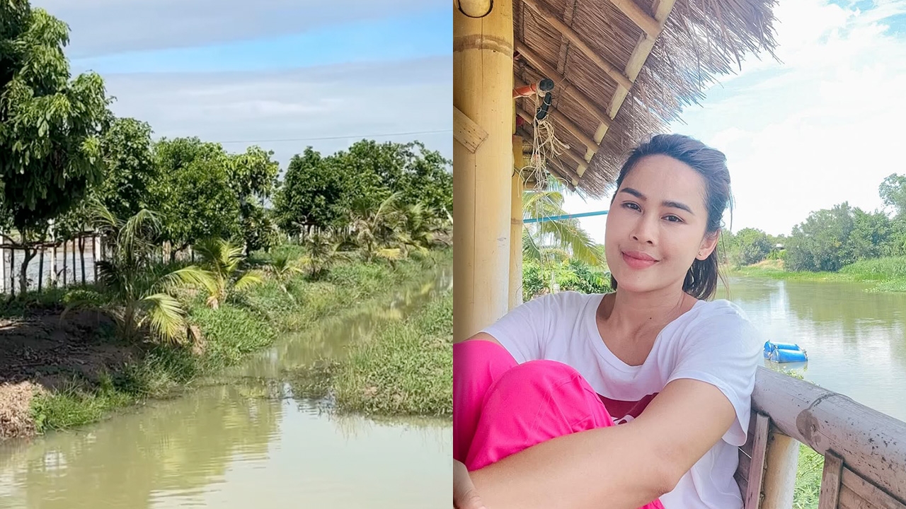 เปิดภาพบ้านสวน หนูเล็ก ก่อนบ่าย บรรยากาศร่มรื่นน่าอยู่ มีผลไม้หลายชนิด (คลิป)