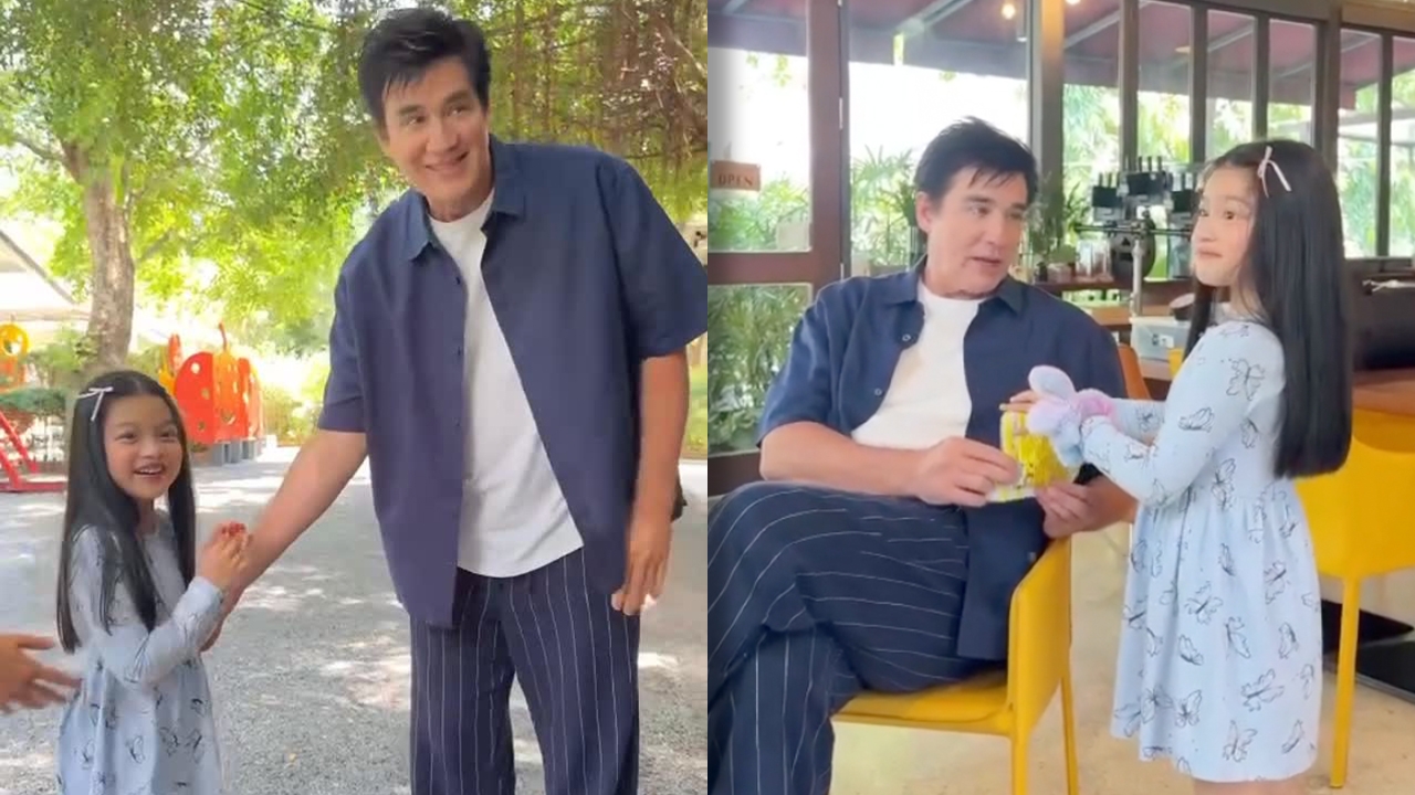 โมเมนต์อบอุ่น น้องวีจิ ลูกสาวหนุ่ม ศรราม เล่นกับ วิลลี่ ลุงหลานน่ารักมาก (คลิป)