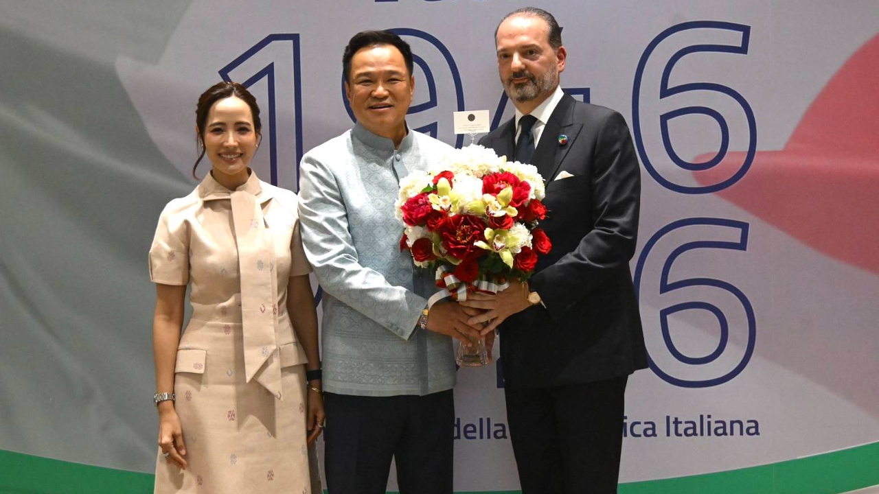 นายกรัฐมนตรีและภริยา ร่วมยินดีโอกาสครบรอบ 80 ปี การสถาปนาสาธารณรัฐอิตาลี