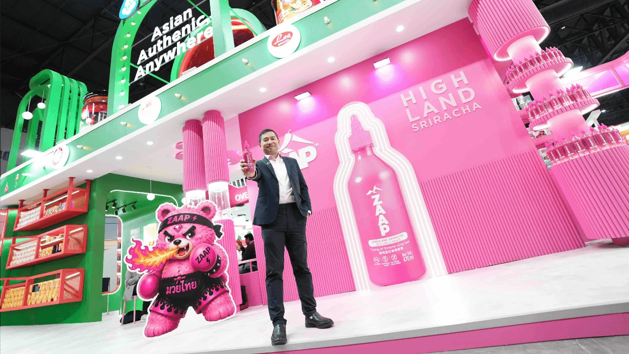 NRF ปั้น Pink Sauce ซอสพริกศรีราชาสีชมพู บุกอังกฤษ ลุ้นสร้างหมวดสินค้าใหม่ในตลาดโลก