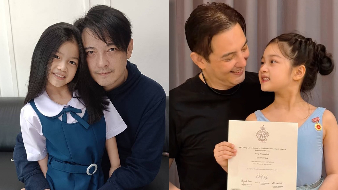 หนุ่ม ศรราม สุดภูมิใจ น้องวีจิ คว้ารางวัลเหรียญทองบัลเลต์จากประเทศอังกฤษ