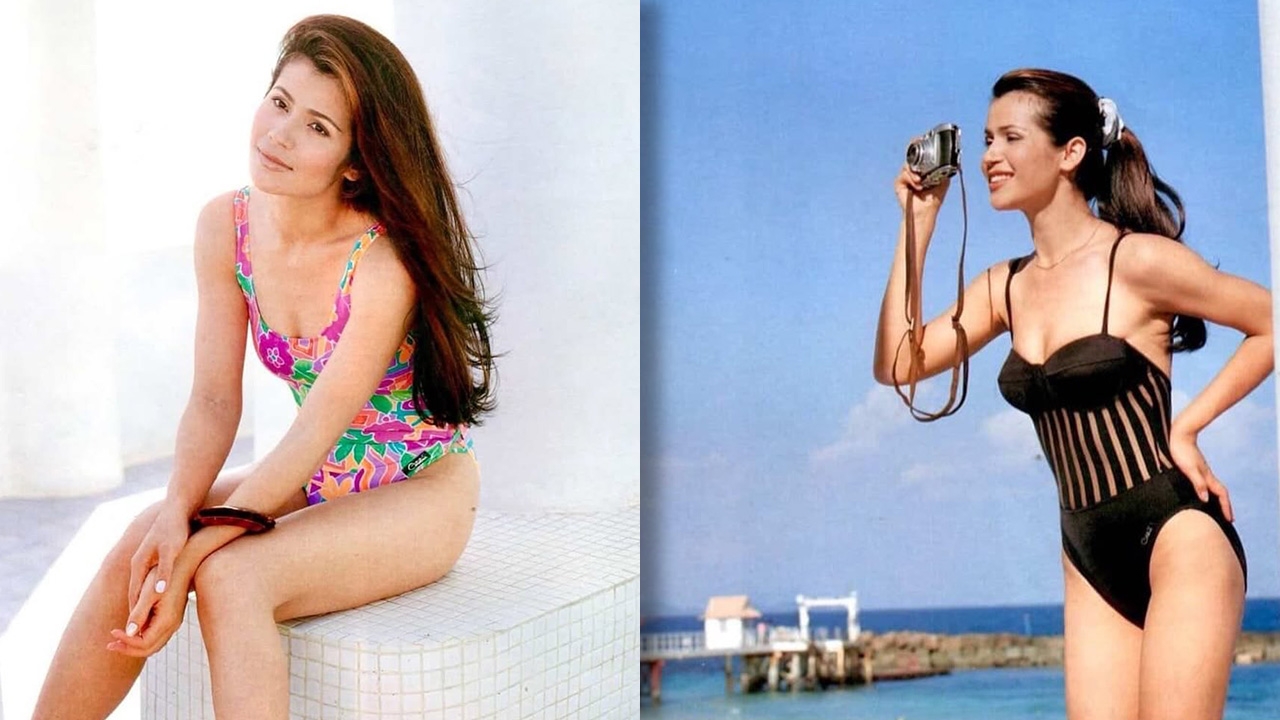 นก จริยา ย้อนภาพวันวานถ่ายแฟชั่นชุดว่ายน้ำยุค 90 อวดหุ่นสวยสุดเป๊ะ