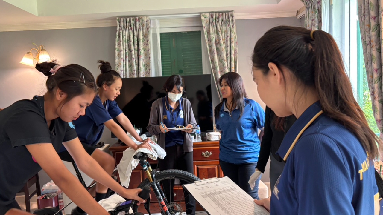 Seth Muek Promotes Sports Science to Fully Elevate Thai National Cyclists