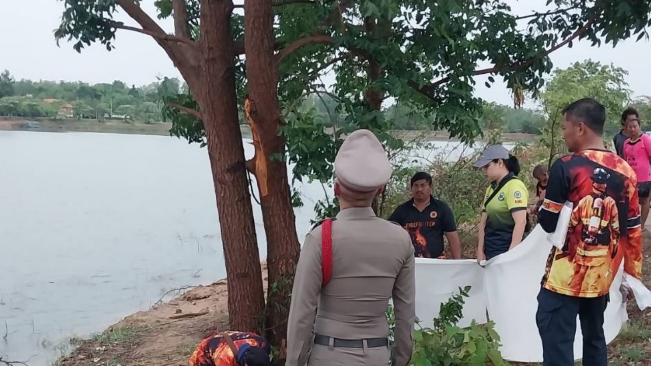 หญิงท้องอ่อนดับสลด จอดรถตกปลากับสามี เจอฝนตกหนัก - ถูกฟ้าผ่า เสียชีวิต