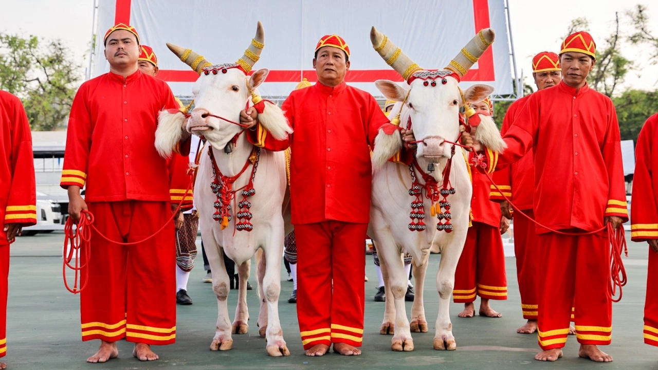 เปิดที่มา "พระโคพอ-พระโคเพียง" พระโคแรกนาขวัญ "วันพืชมงคล" ประจำปี 2569