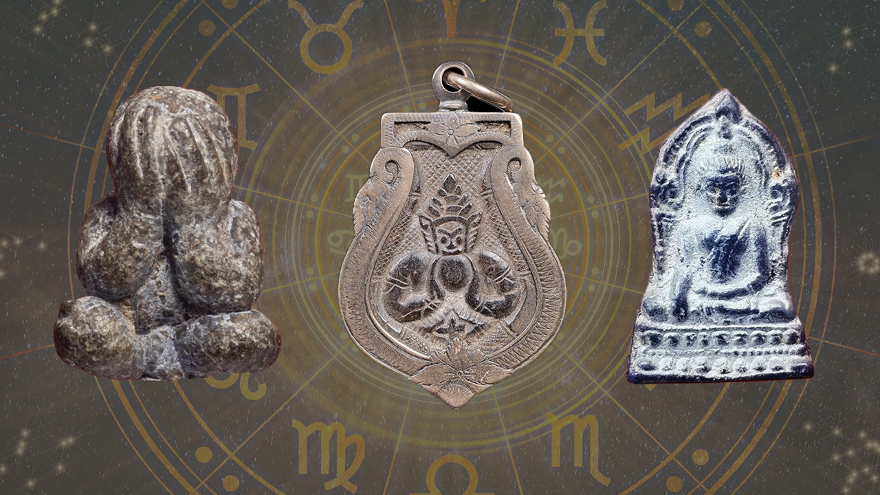Selected 5 Highly Sacred Amulets for People in Zodiac Conflict Year (Pee Chong) to Enhance Destiny, Compassion, and Fortune