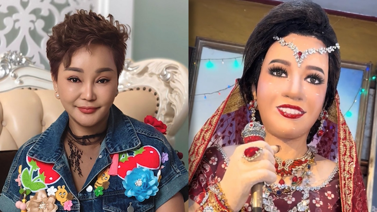  โอ่ง สลักจิต เดือดจัด! หุ่น “แม่ผึ้ง พุ่มพวง” โดนสาดแป้งทำชุดไทยหลักแสนเสียหาย