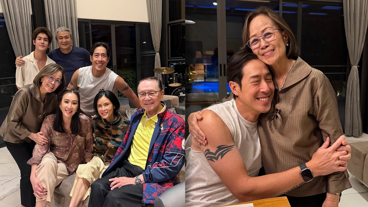 เจ เจตริน เปิดภาพโมเมนต์วันเกิดคุณแม่ ปิ่น เก็จมณี มาร่วมเบิร์ธเดย์สุดอบอุ่น