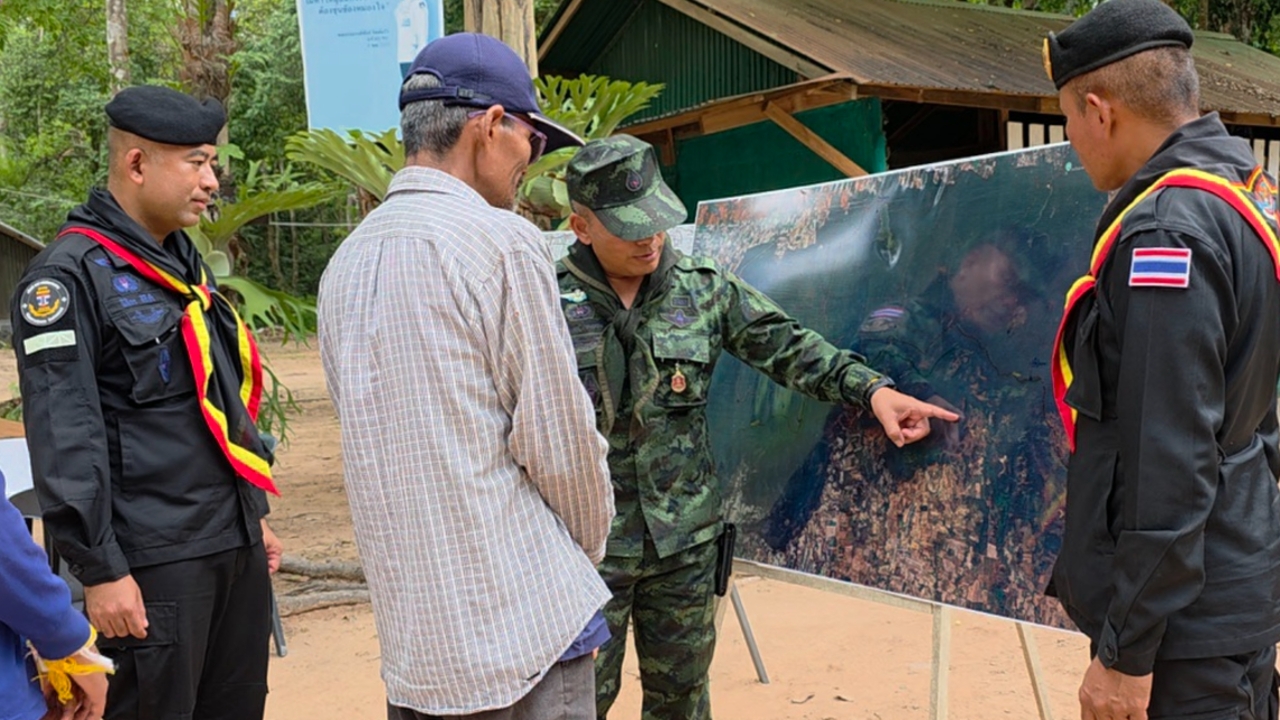 “ลุงโยชน์” พาชี้จุดหลง สยบข่าวลือโดนลอบจับตัว ยันเดินหลงเข้าเขตกัมพูชาเอง