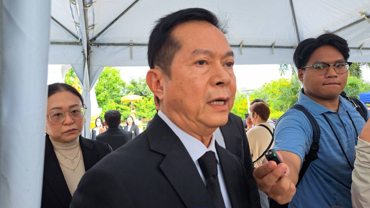 “ณรงค์” แซว “แสวง บุญมี” งานครบรอบ 28 ปี กกต. ให้อาบน้ำมนต์