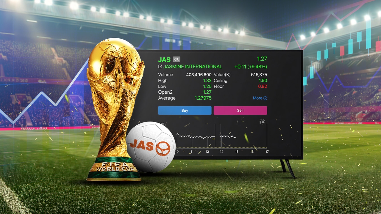 ย้อนรอยหุ้น JAS ก่อนปิดดีล FIFA คว้าลิขสิทธิ์บอลโลกในไทย ดันราคาหุ้นพุ่งเกือบ 10%