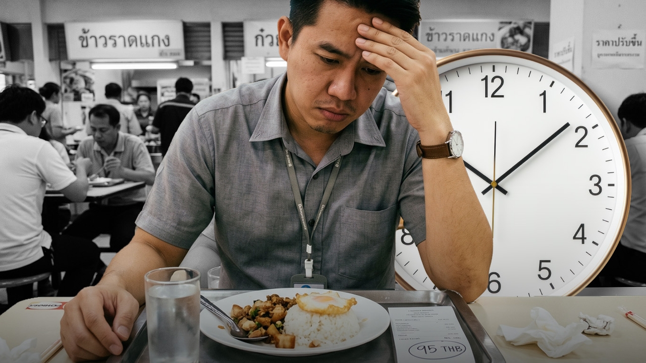 คนกรุงเทพฯ ต้องทำงานนานขึ้นแค่ไหน? เพื่อแลกข้าว 1 จาน