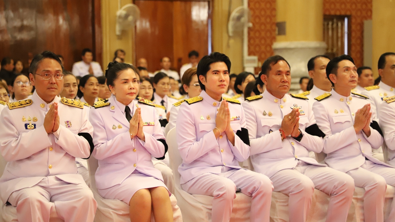 สส.พรรคไทรวมพลัง ร่วมพิธีบำเพ็ญพระราชกุศลสวดพระอภิธรรมพระศพ “พระองค์ภา”