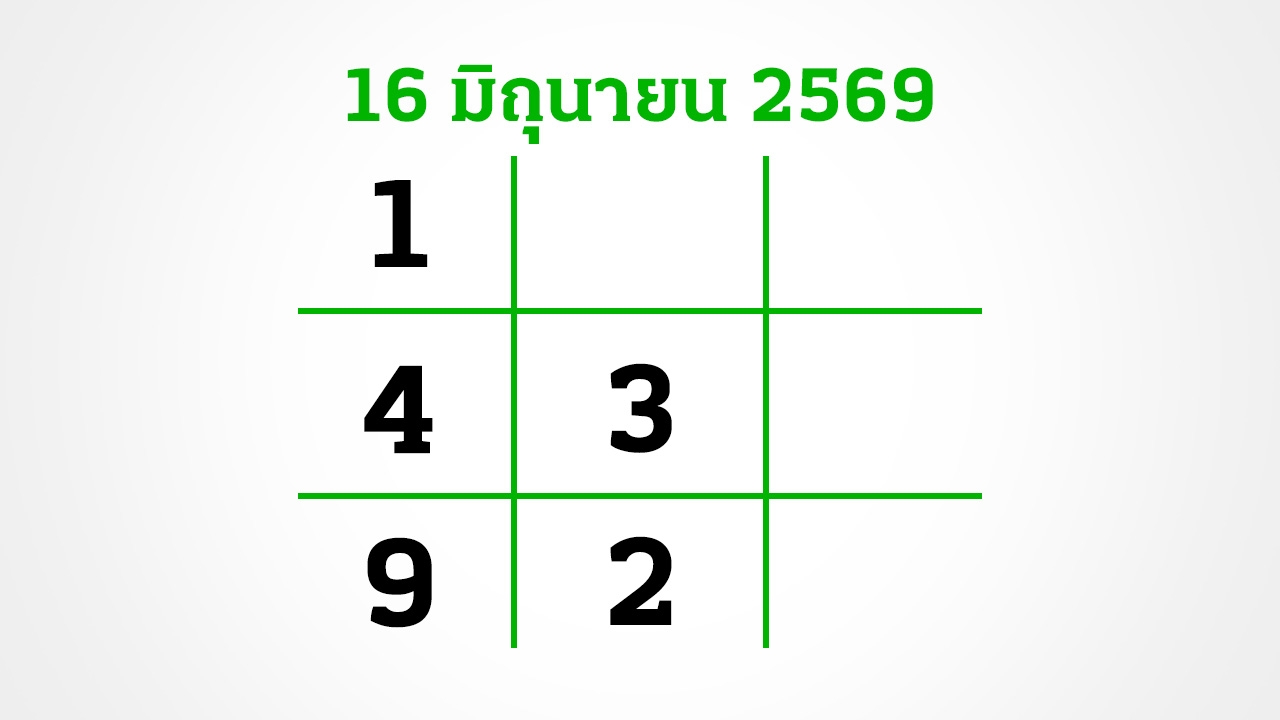 อีก 3 วันหวยออก งวดนี้สลากไม่สัญจร อย่าลืมส่อง "เลขเด็ดงวดนี้" 16/6/69