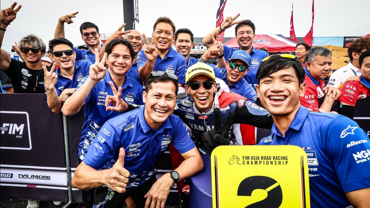 “Thai Yamaha” Fully Contends for Asian Championship After Mid-Season, “Tee-Anupap” Secures Motegi Podium