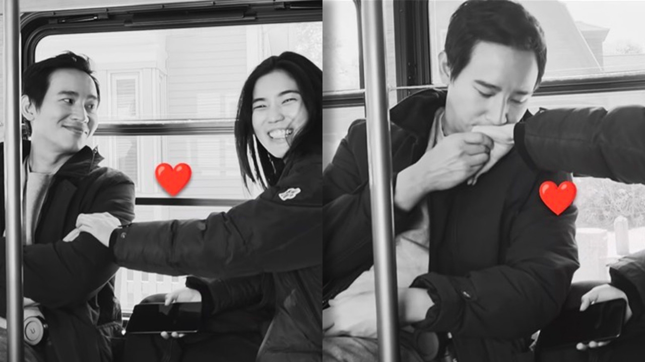 "ทิม พิธา" เสิร์ฟช็อตคลั่งรักจุ๊บมือ "ก้อย อรัชพร" กลางรถไฟ แค่แคปชั่นเกือบทำคิดไปไกล