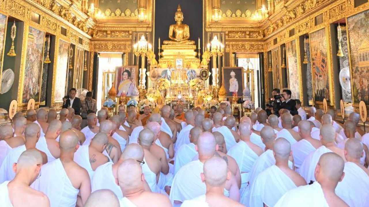 รัฐบาลจัดพิธีบรรพชาอุปสมบท ถวายพระกุศลแด่ “เจ้าฟ้าพัชรกิติยาภาฯ”