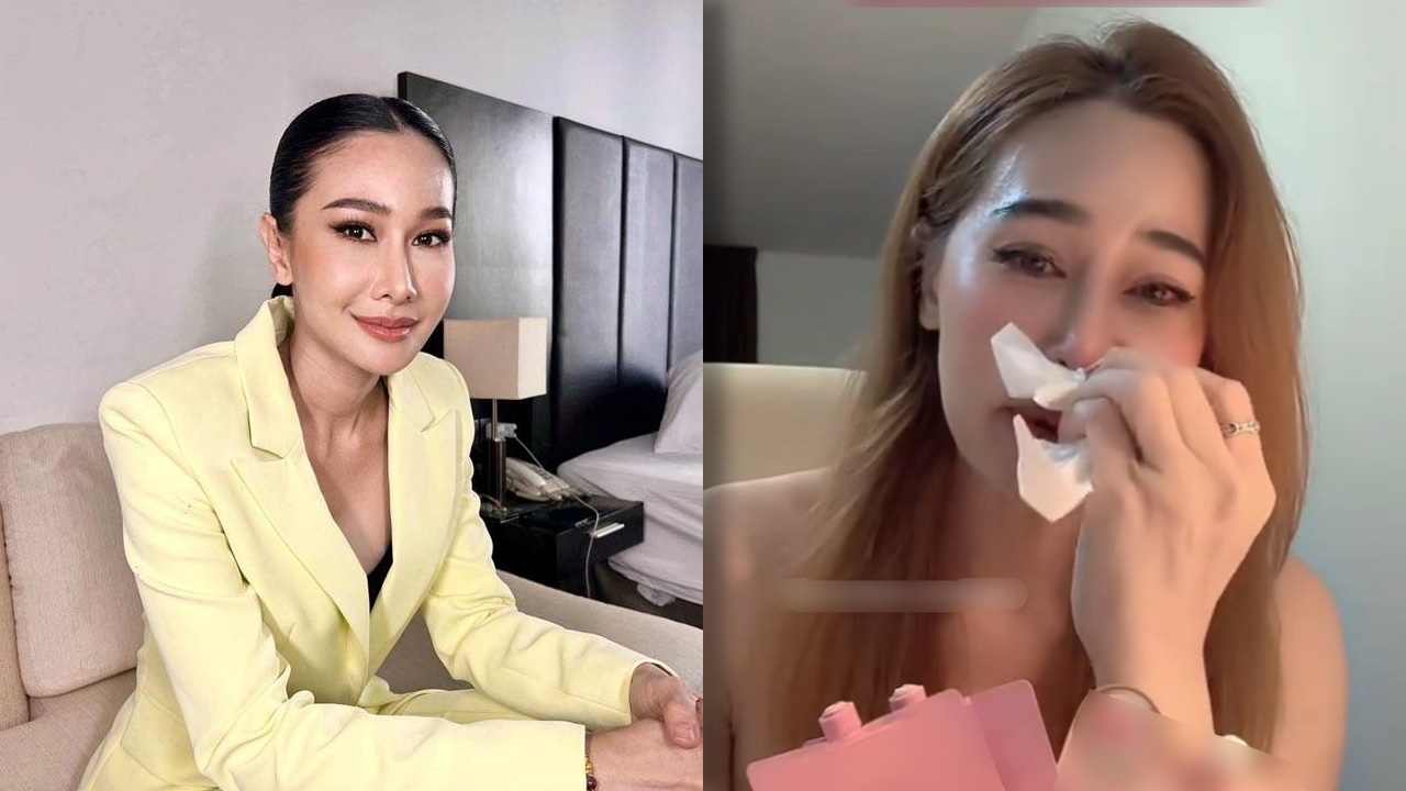 กุ้งพลอย ร้องไห้หลัง ศรราม โพสต์แรง ขอโทษเกิดมาไม่สมบูรณ์แบบ มีน่ารักไม่น่ารักบ้าง