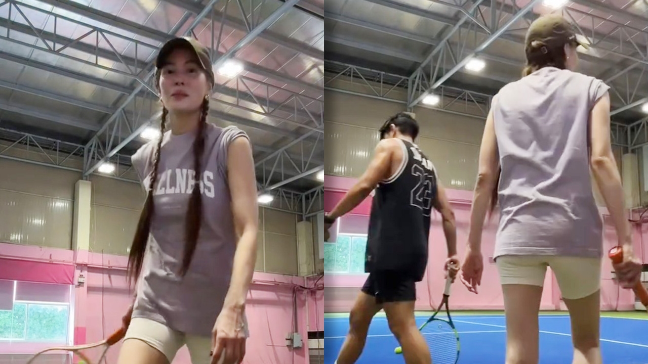 ดีต่อใจ! เจนี่ เผยโมเมนต์เล่นเทนนิสกับ มิกกี้-น้องโนล่า ทำแฟนคลับใจฟู (คลิป)