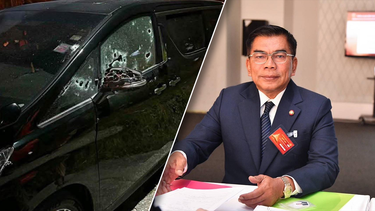 เปิดพฤติการณ์คนร้าย ลอบยิงรถ "สส.กมลศักดิ์" ใช้กระบะดักซุ่ม ก่อเหตุกลางดึก