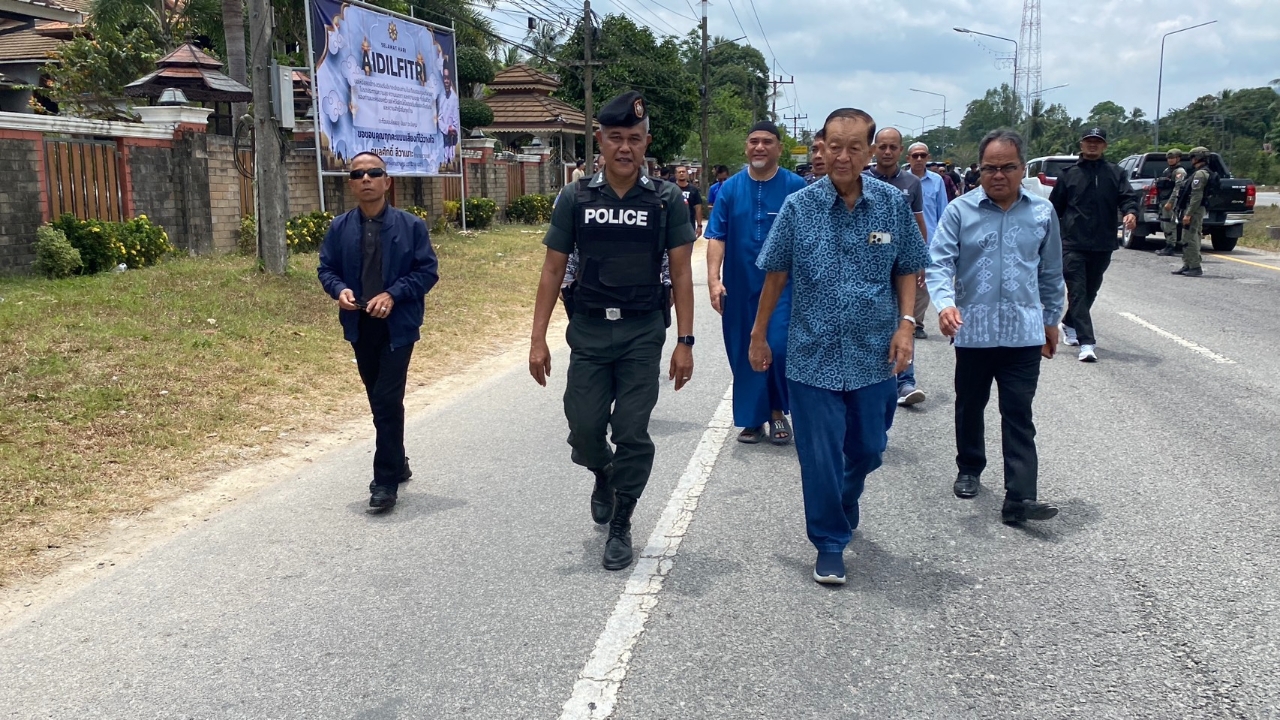 "วันนอร์" รุดเยี่ยม สส. พรรคหลังถูกยิงถล่มกลางดึก  