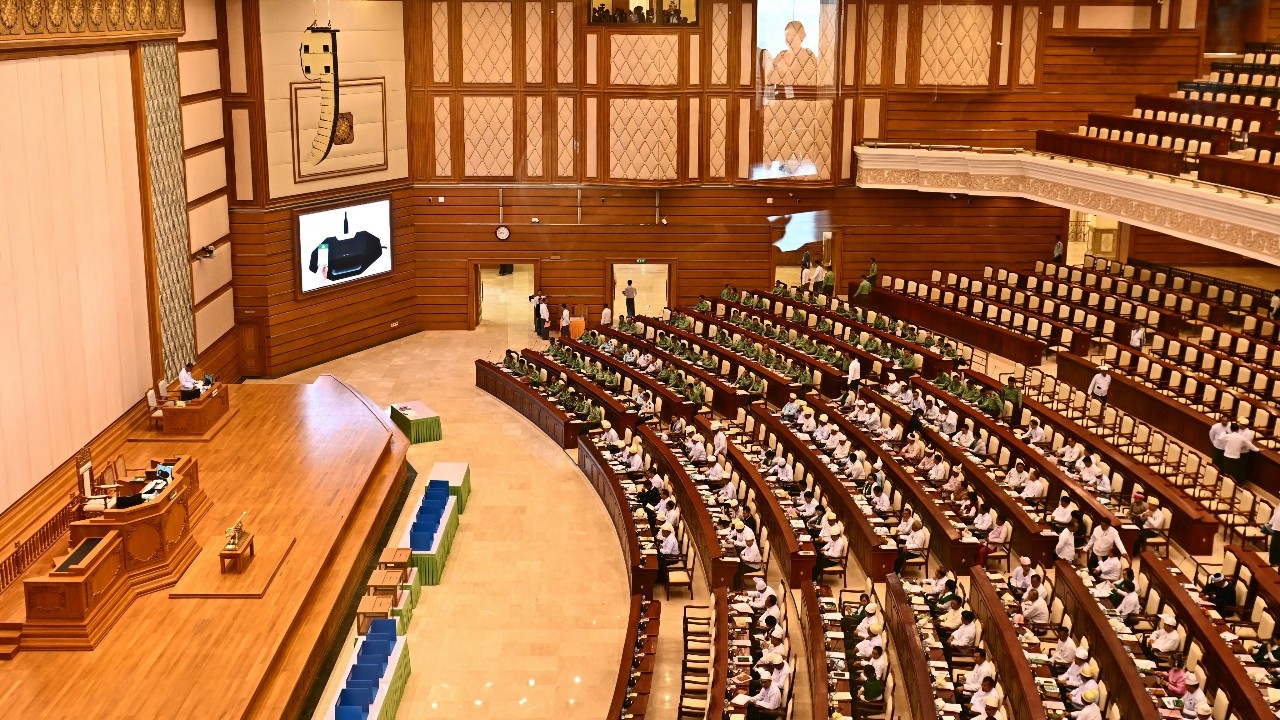 รัฐสภาเมียนมาเปิดสมัยประชุมครั้งแรก สส.ฝ่ายหนุนกองทัพนั่งเต็มสภา