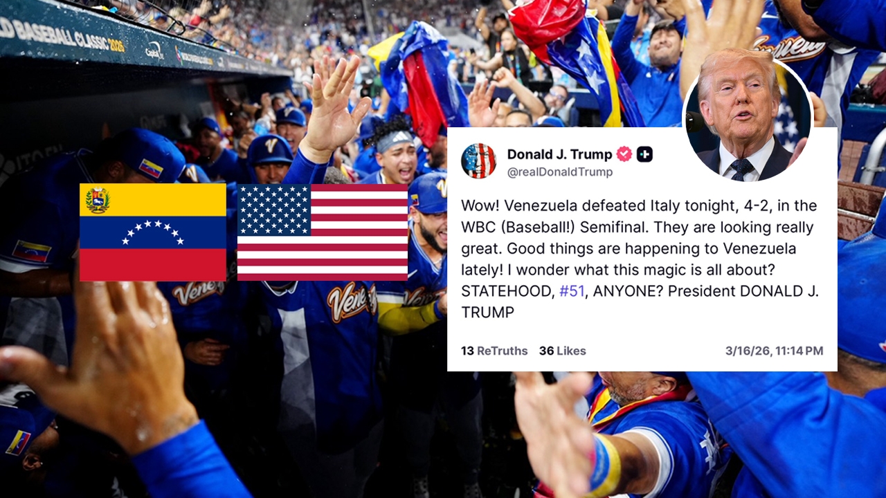 Trump Jokes Want to Become the 51st State? After Venezuela Baseball Team Makes WBC History