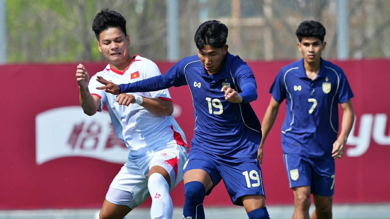 Thailand U23 National Team Narrowly Beats Vietnam U23 1-0 in CFA Team China 2026 Football Tournament in China