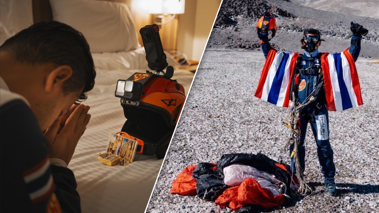 Guinness Confirms “Super Toom” Sets History with World’s Highest Parachute Landing, Securing 3 World Records for Thailand