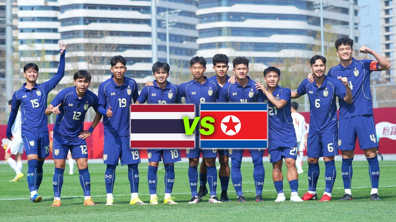 Match Analysis: Thailand U23 vs North Korea U23 Friendly in China - Live on Thairath
