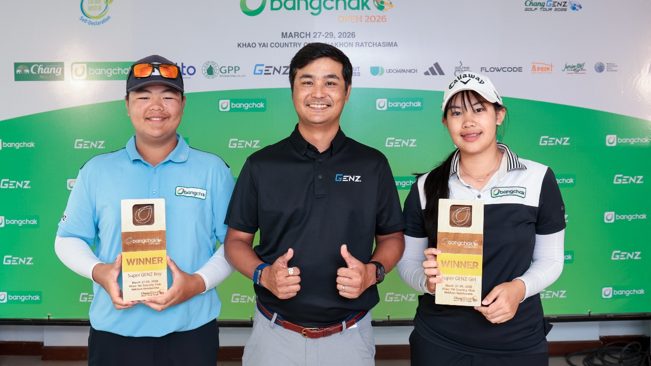 Napath and Phatthanamon Win Super Boy-Girl Titles at Bangchak Swing Open 2026 at Khao Yai Country Club