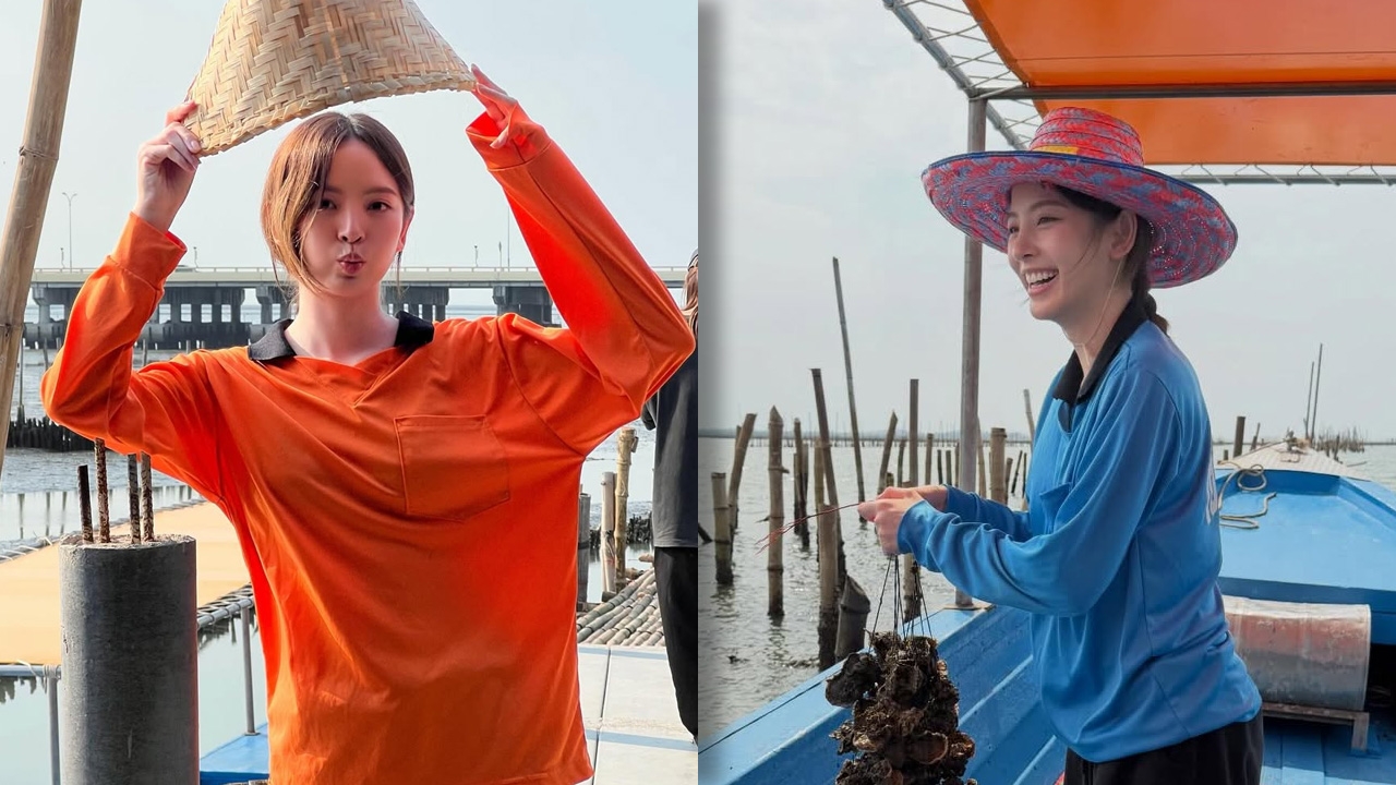 ณิชา ณัฏฐณิชา สลัดลุคสาวหวาน ใส่เสื้อปุ๋ยพายเรือหาหอย ทำกับข้าวกินเอง (คลิป)