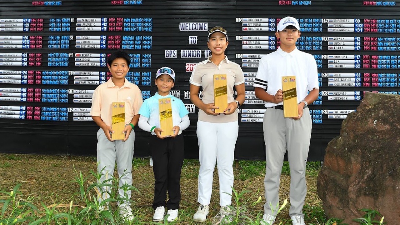 Ryu Tae-oh and Sirikorn Triumph at SAT-GPS Junior Tour Round 2 at Green Valley Rayong